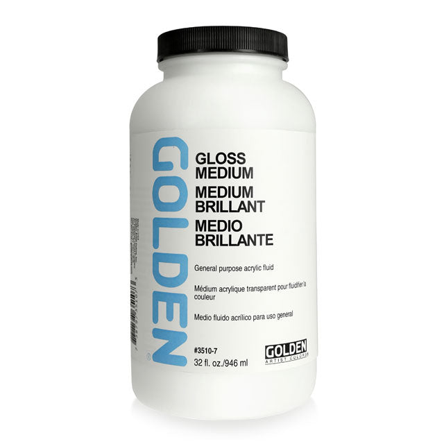 Golden Gloss Medium, 32 oz.