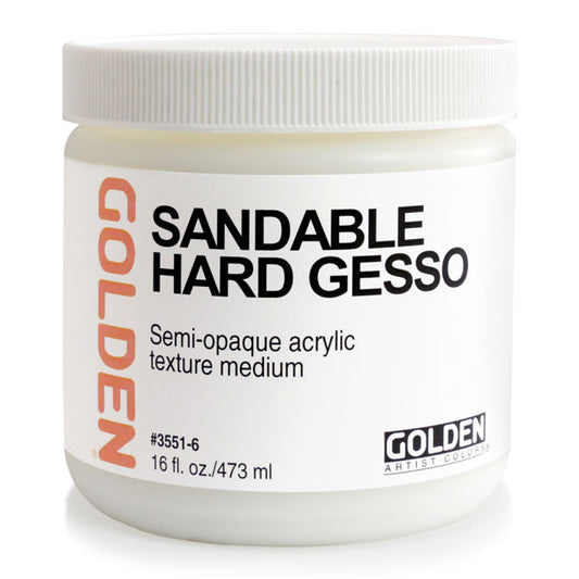 Sandable Hard Gesso, 16 oz.