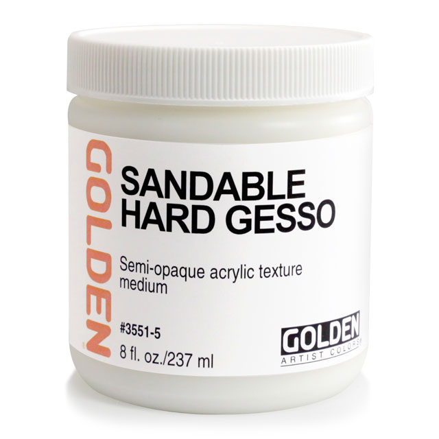 Sandable Hard Gesso, 8 oz.