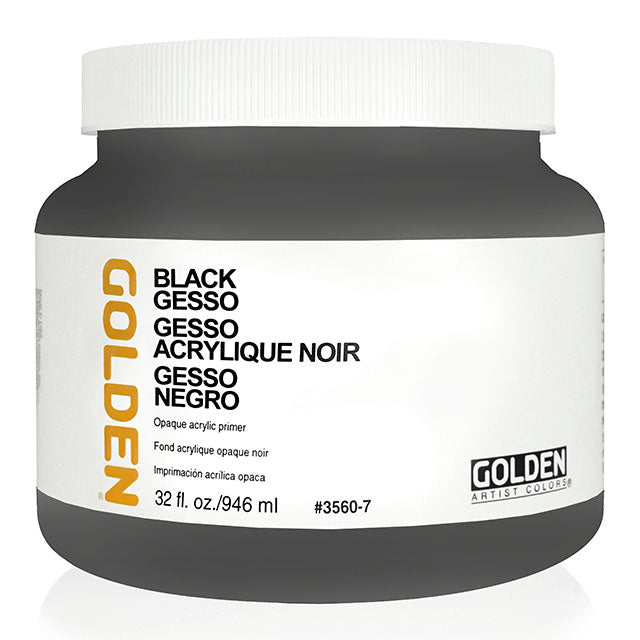 Gesso, Black, 32 oz.