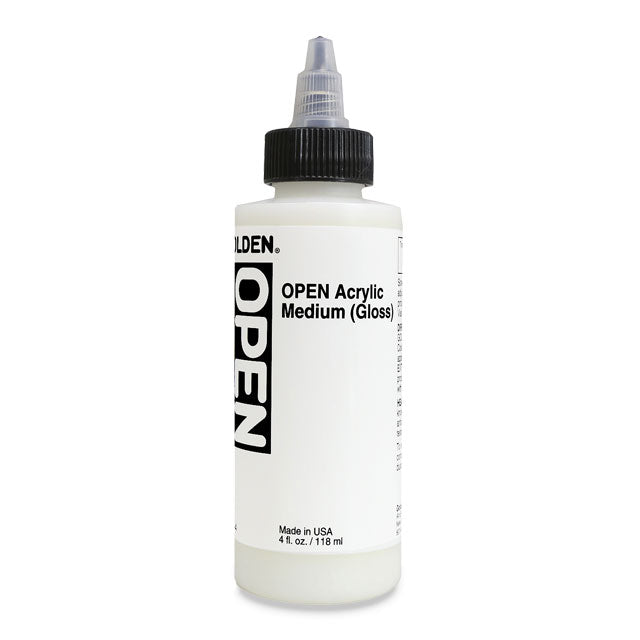 Open Acrylic Medium, Gloss, 4 oz.