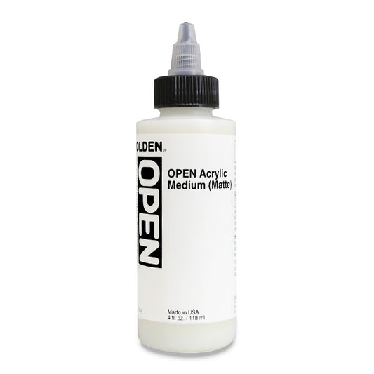 Open Acrylic Medium, Matte, 4 oz.