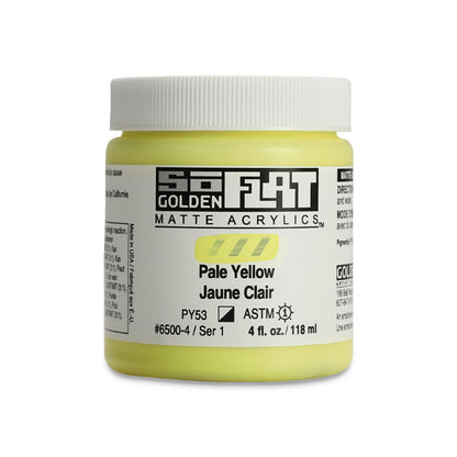 SoFlat Matte Acrylic Paint - Pale Yellow