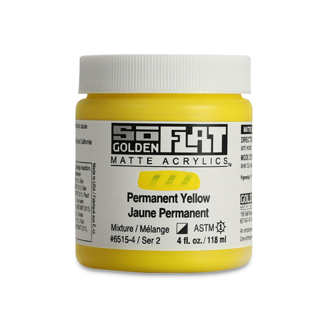 SoFlat Matte Acrylic Paint - Permanent Yellow