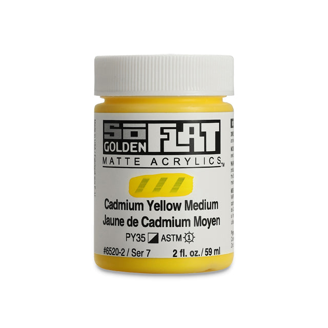 SoFlat Matte Acrylic Paint - Cadmium Yellow Medium