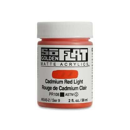 SoFlat Matte Acrylic Paint - Cadmium Red Light