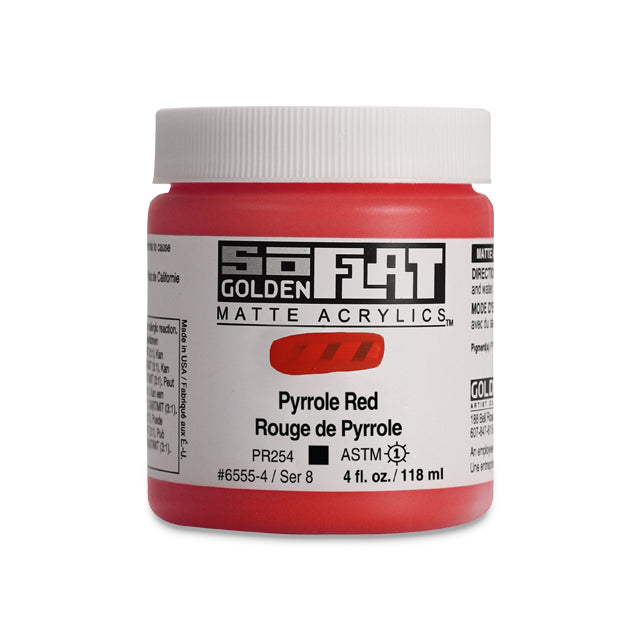 SoFlat Matte Acrylic Paint - Pyrrole Red