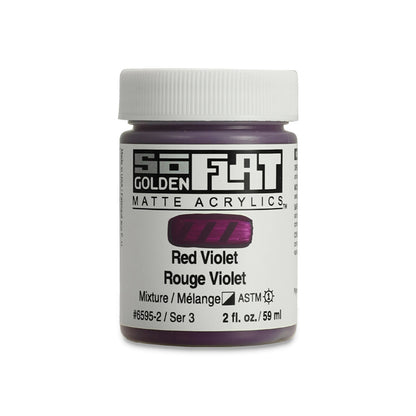 SoFlat Matte Acrylic Paint - Red Violet