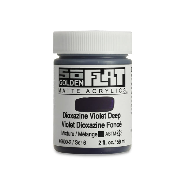 SoFlat Matte Acrylic Paint - Dioxazine Violet Deep