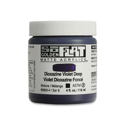 SoFlat Matte Acrylic Paint - Dioxazine Violet Deep