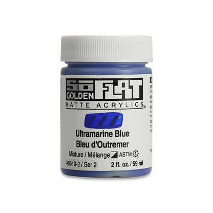 SoFlat Matte Acrylic Paint - Ultramarine Blue