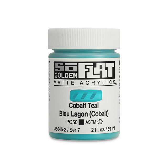 SoFlat Matte Acrylic Paint - Cobalt Teal