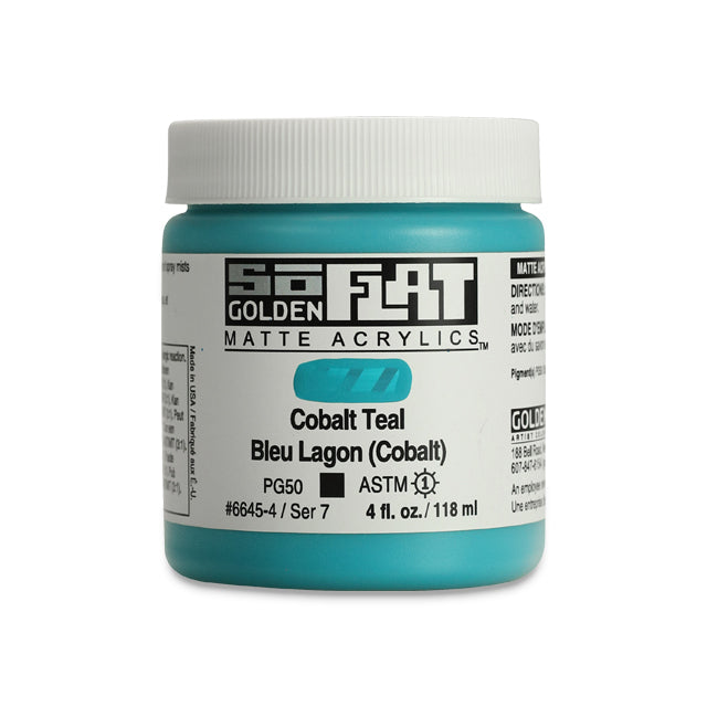 SoFlat Matte Acrylic Paint - Cobalt Teal