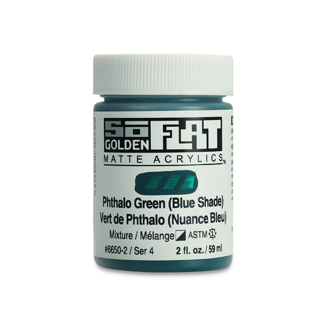 SoFlat Matte Acrylic Paint - Phthalo Green (Blue Shade)