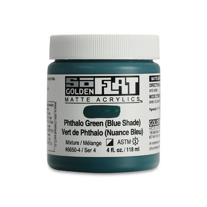 SoFlat Matte Acrylic Paint - Phthalo Green (Blue Shade)