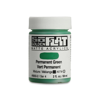 SoFlat Matte Acrylic Paint - Permanent Green