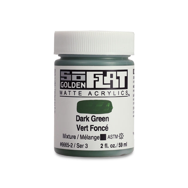 SoFlat Matte Acrylic Paint - Dark Green