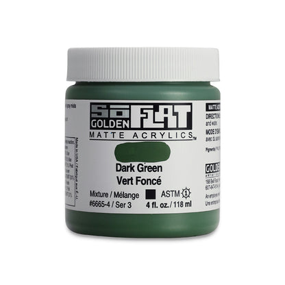 SoFlat Matte Acrylic Paint - Dark Green