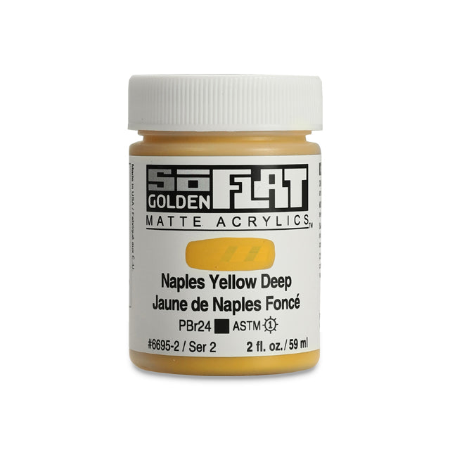 SoFlat Matte Acrylic Paint - Naples Yellow Deep