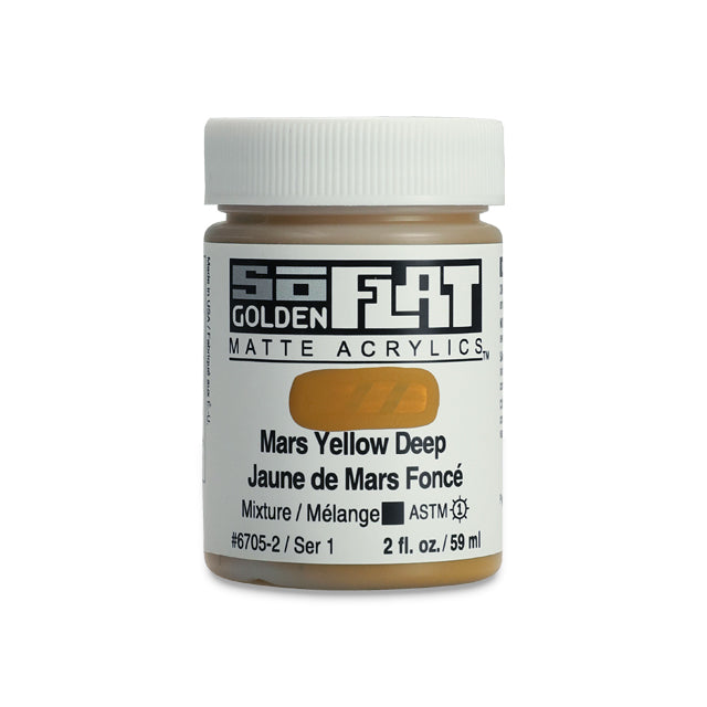 SoFlat Matte Acrylic Paint - Mars Yellow Deep