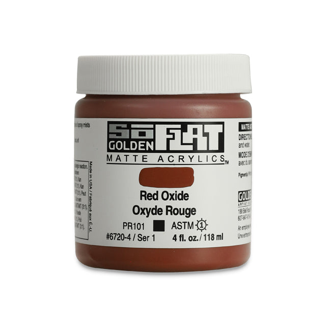 SoFlat Matte Acrylic Paint - Red Oxide