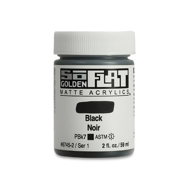 SoFlat Matte Acrylic Paint - Black