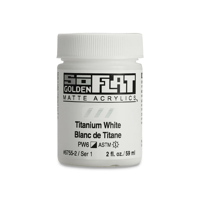 SoFlat Matte Acrylic Paint - Titanium White