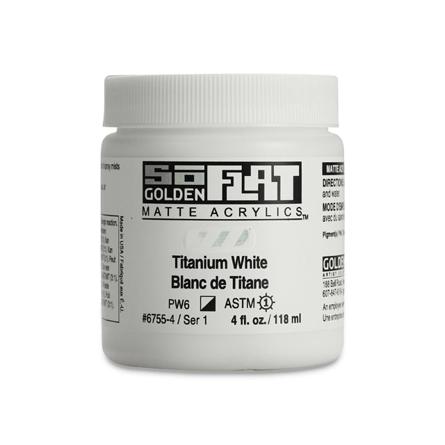 SoFlat Matte Acrylic Paint - Titanium White