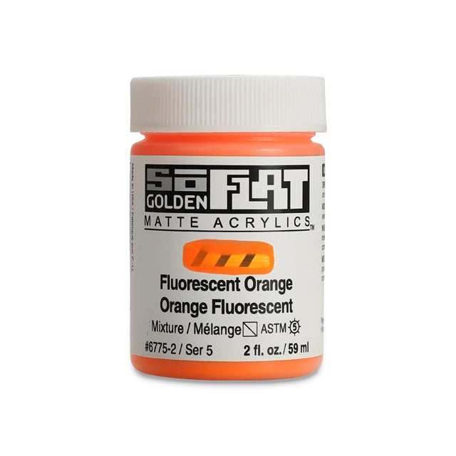 SoFlat Matte Acrylic Paint - Fluorescent Orange