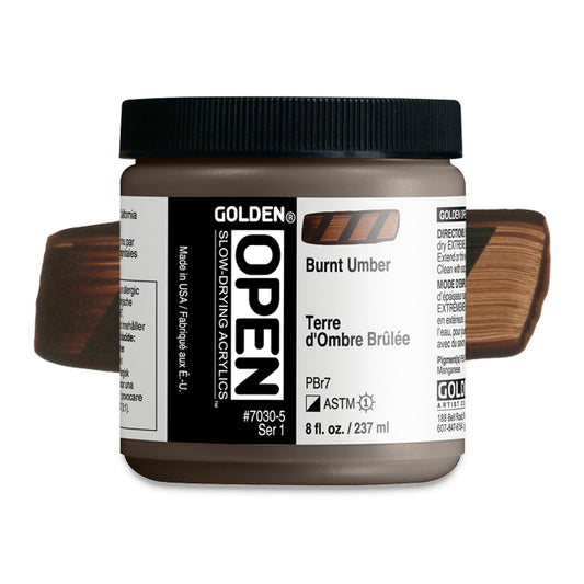 Burnt Umber, 8 oz. jar