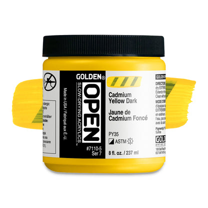 Cadmium Yellow Dark (CP), 8 oz. jar