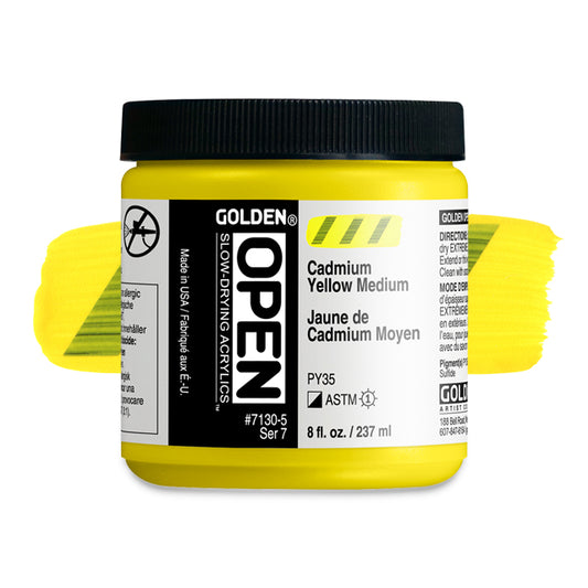 Cadmium Yellow Medium (CP), 8 oz. jar