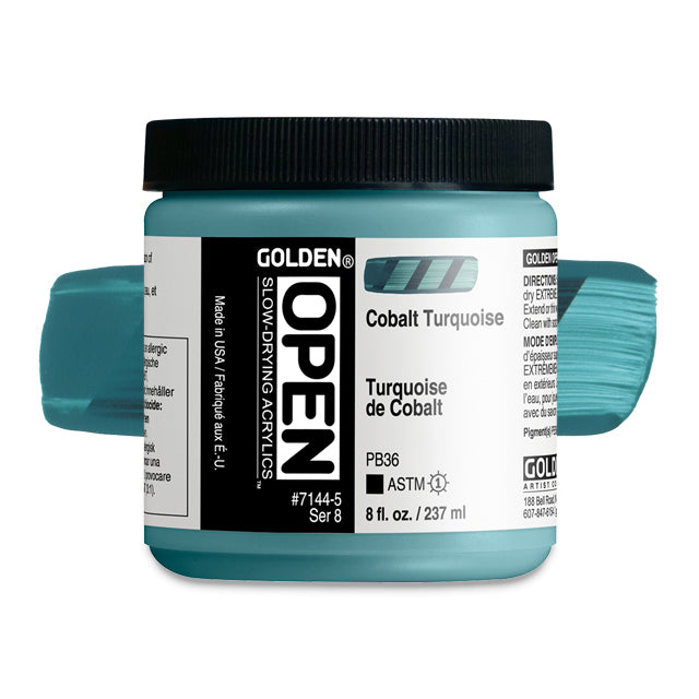 Cobalt Turquoise, 8 oz. jar