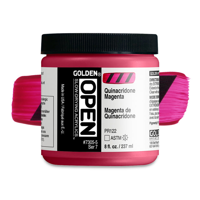 Quinacridone Magenta, 8 oz. jar