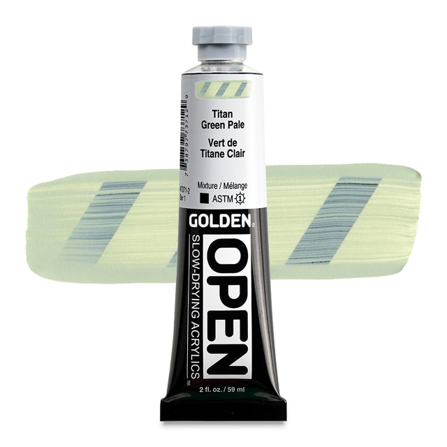 Open Acrylic, Titan Green Pale, 2 oz. Tube