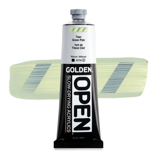 Open Acrylic, Titan Green Pale, 5 oz. Tube