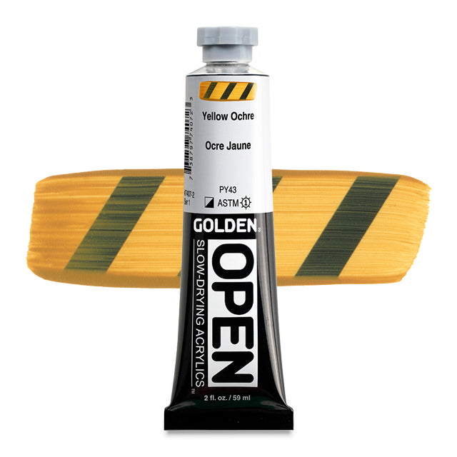 Open Acrylic, Yellow Ochre, 2 oz. Tube