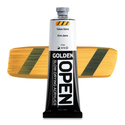 Open Acrylic, Yellow Ochre, 5 oz. Tube