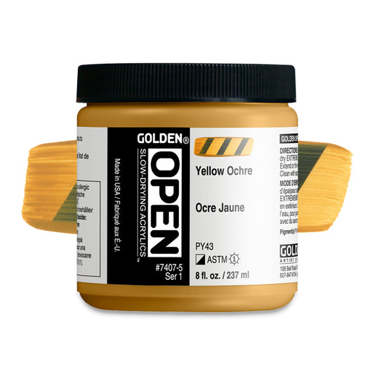 Yellow Ochre, 8 oz. jar