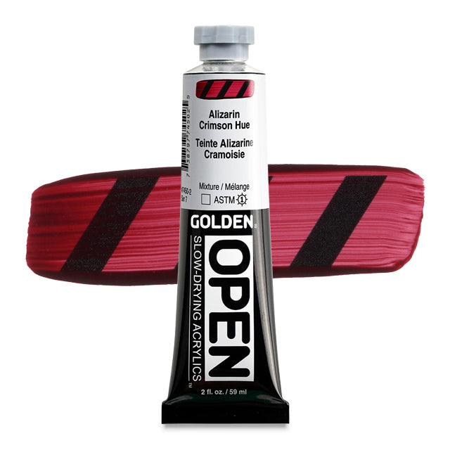 Open Acrylic, Alizarin Crimson Hue, 2 oz. Tube