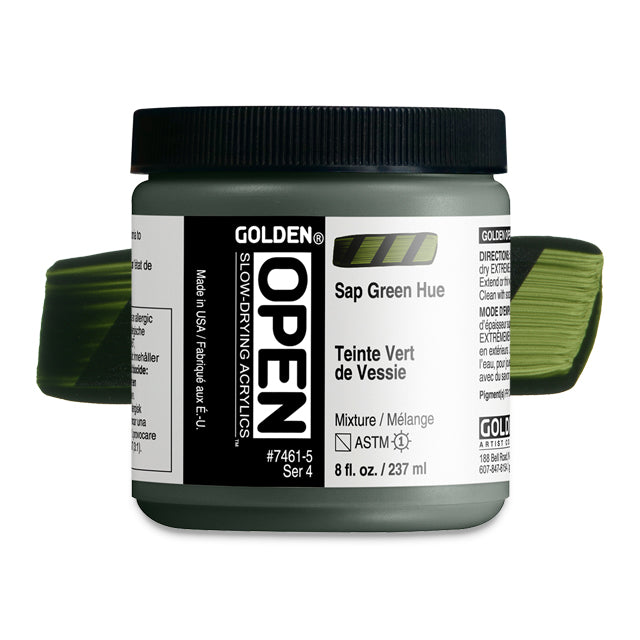 Sap Green Hue, 8 oz. jar