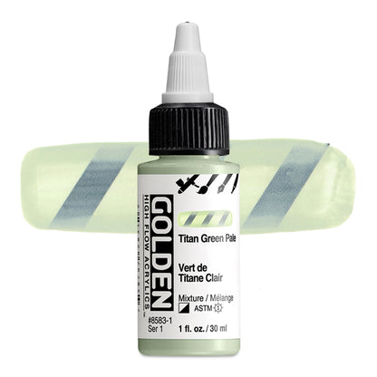 Golden High Flow Acrylic - Titan Green Pale, 1 oz.