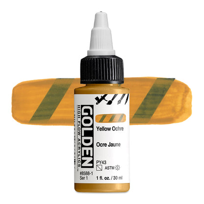 High Flow Acrylic, Yellow Ochre, 1 oz.