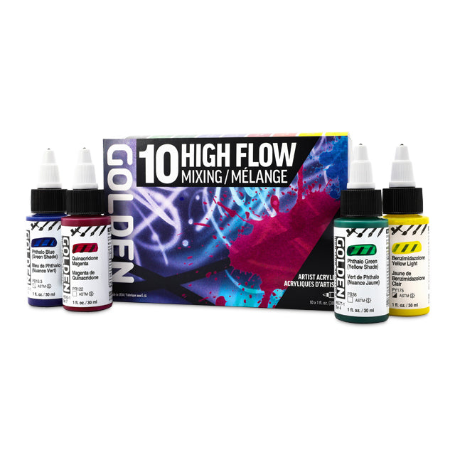 High Flow Acrylics Mixing Set