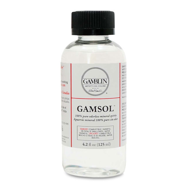 Gamsol Odorless Mineral Spirits, 4 oz.