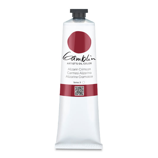 Gamblin Artists' Oil Color, Alizarin Crimson, 150 ml.