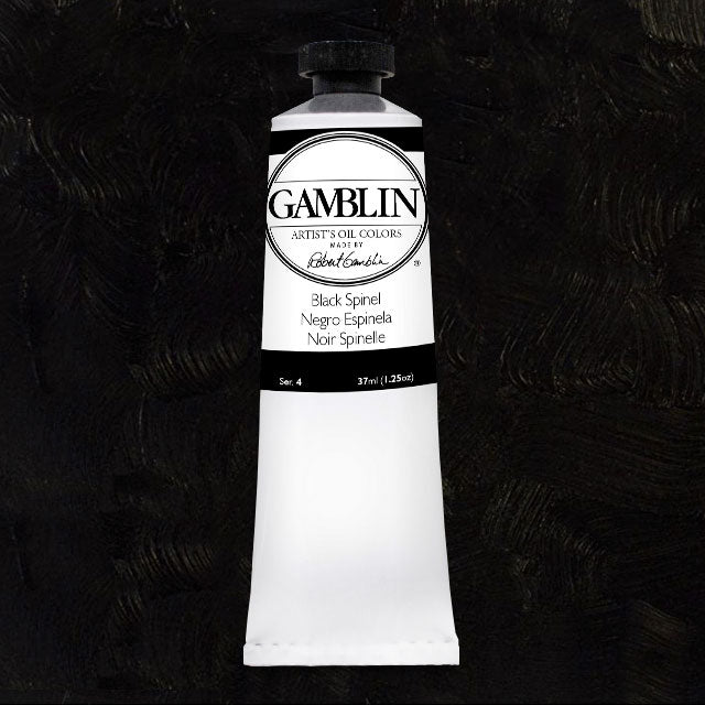 Gamblin Artists' Oil Color - Black Spinel, 37 ml