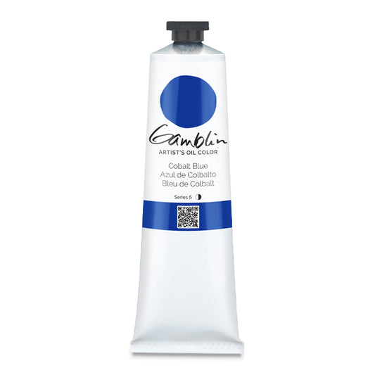 Gamblin Artists' Oil Color, Cobalt Blue, 150 ml.