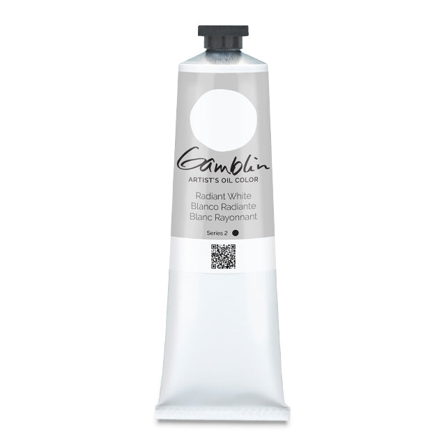 Gamblin Artists' Oil Color, Radiant White, 150 ml.