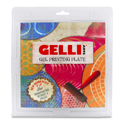 Printmaking Round Plate, 8"